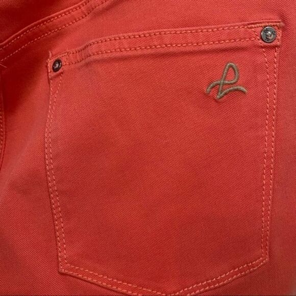 DL1961 Emma Leggings in spring wash coral Color Printed Skinny Jeans size 28 - Picture 8 of 15